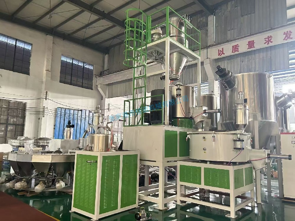 PVC混料机全自动粉体输送计量配混系统应用-张家港市佳诺机械有限公司